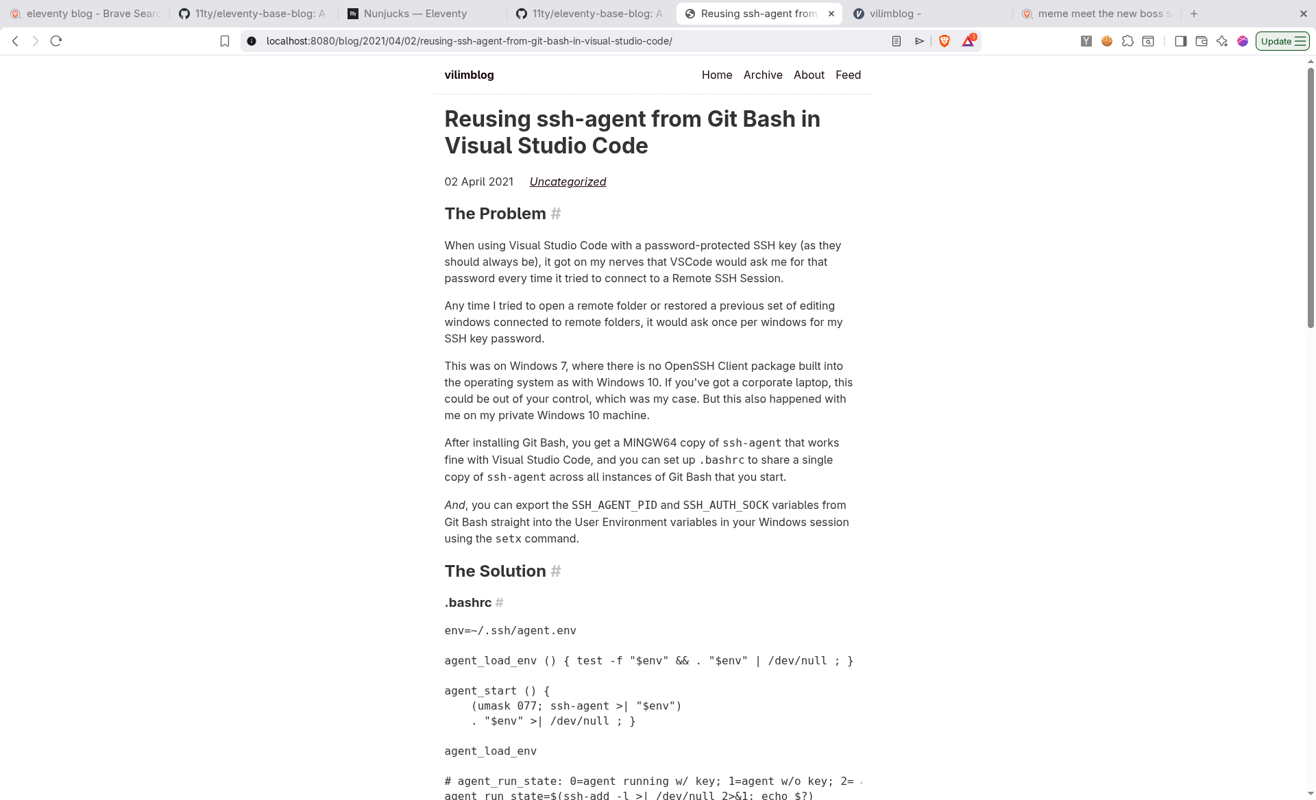 New Blog Screencap