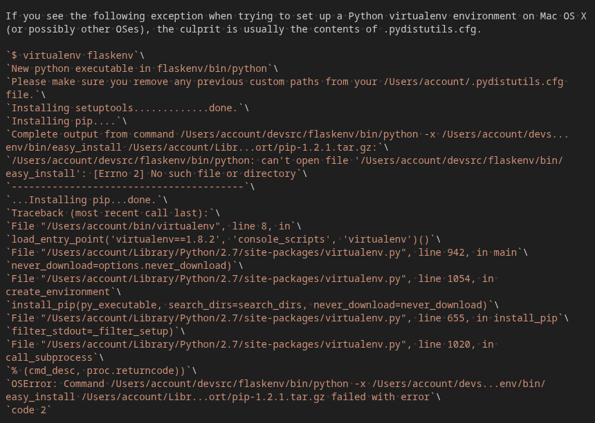 Weird Multiline Monospace