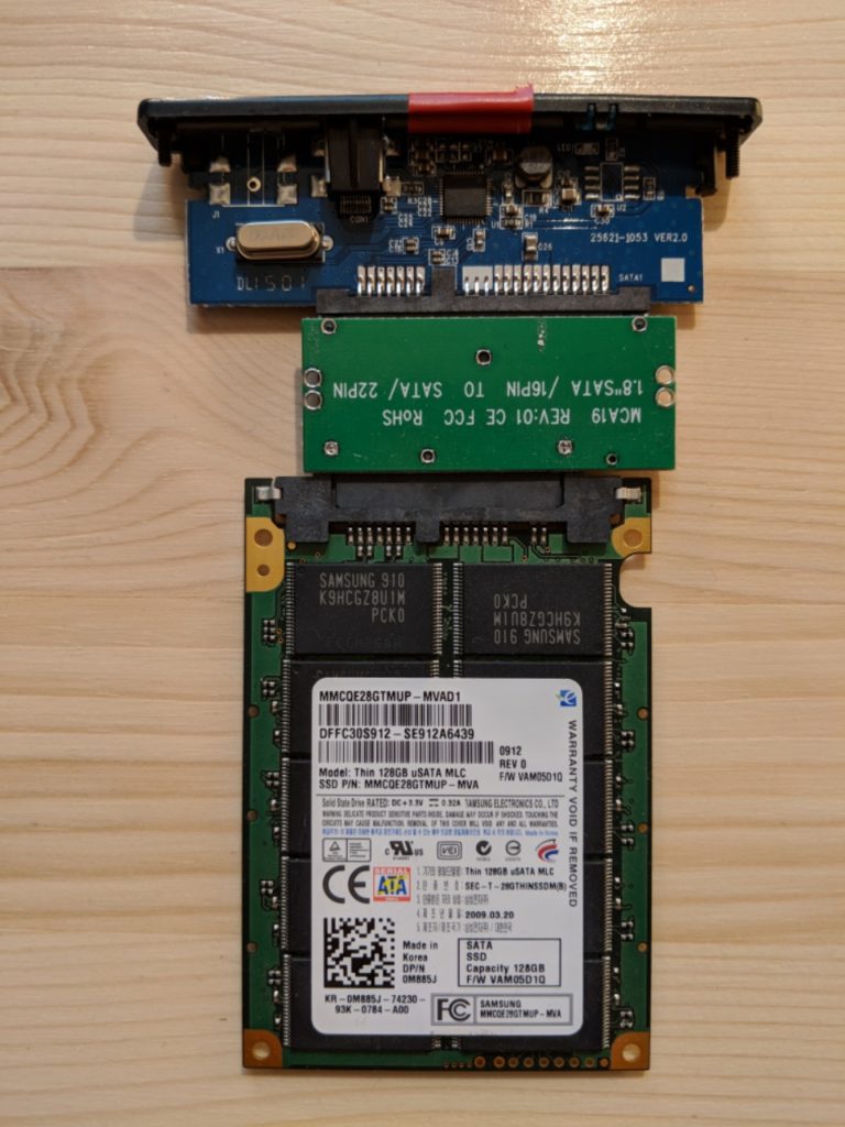 Photo of Samsung uSATA SSD